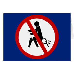 Cartão SEM Fartura ⚠ Sinal De Banheiro Tailandês Engraçad