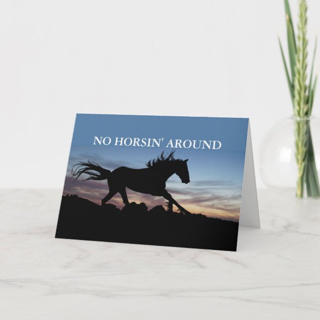 Cartão Sem Horsin (Frente)