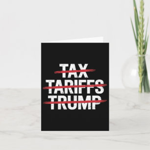 Cartão Sem Imposto Sem Entradas Sem Protesto Anti-Trump