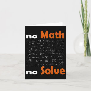 Cartão Sem Matemática Sem Resolver Citação Engraçada Na E