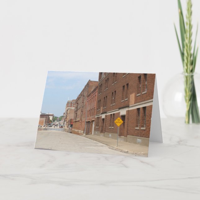 Cartão Sem Outlet Burlington, Iowa Todas as Ocasiões (Frente)