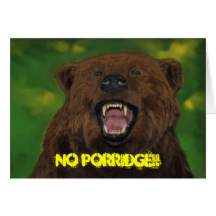 Cartão Sem Porridge!