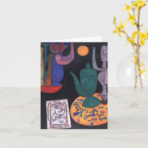 Cartão Sem título (Vida estática) por Paul Klee, Abstrato