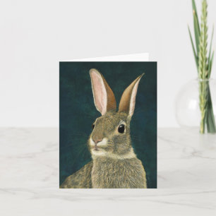 Cartão "Sem truques" - Placa Cottontail