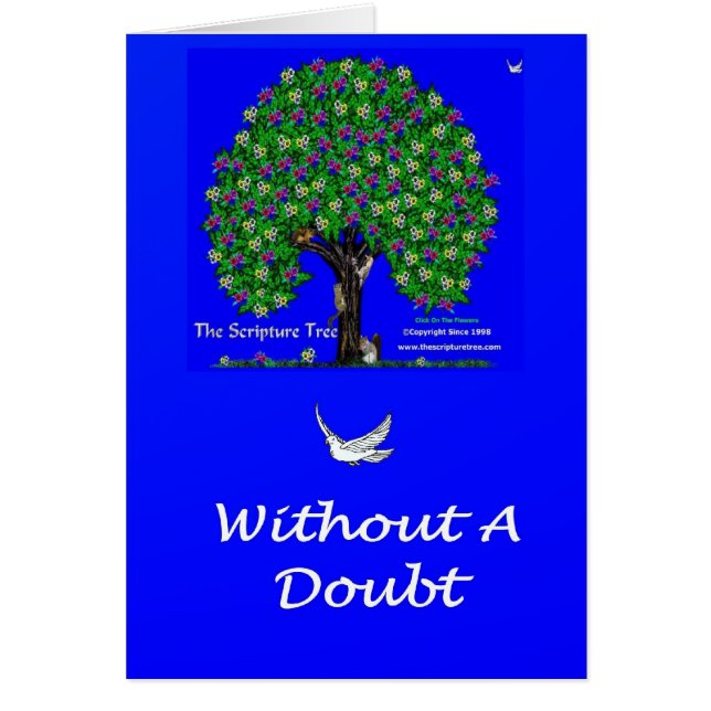 Cartão Sem uma dúvida (Frente)