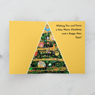 Cartão Semáforos do estilo Gustav Klimt