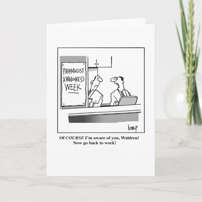 Cartão Semana de Sensibilização do Farmacêutico (Frente)