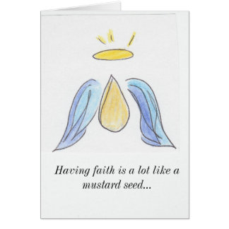 Cartão Semente de mostarda