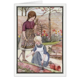 Cartão Sementes da sementeira por Anne Anderson