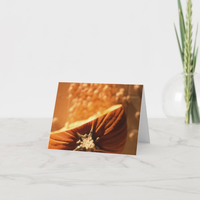 Cartão Sementes de abóbora Notecard (Frente)