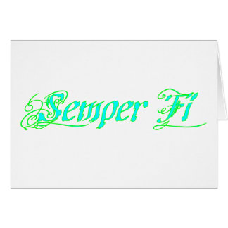 Cartão Semper Fi