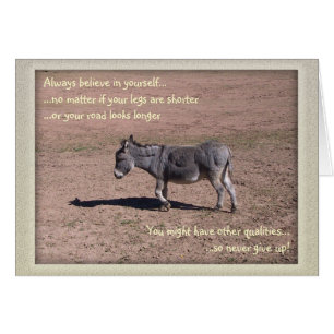 Cartão Sempre acredite em si mesmo