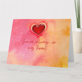 CARTÃO SEMPRE ESTÁ NO MEU CORAÇÃO