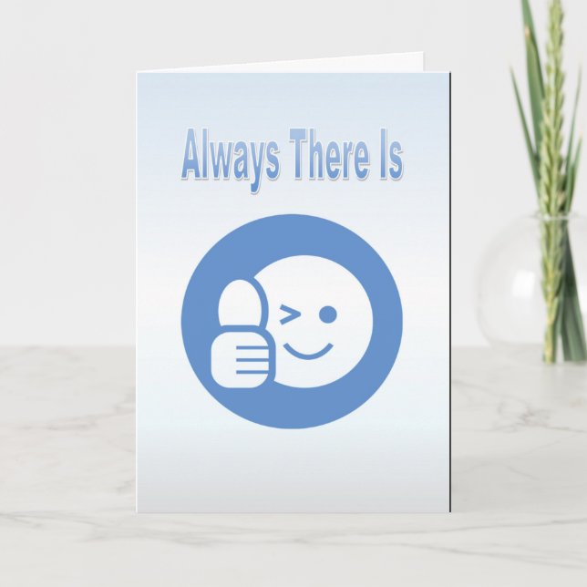 Cartão Sempre Há (Frente)