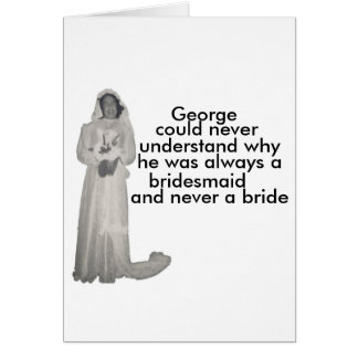 Cartão Sempre uma dama de honra