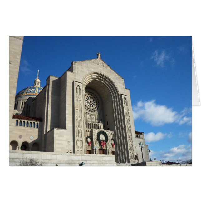 Cartão Sena Nacional Da Concepção Immaculada (Frente Horizontal)