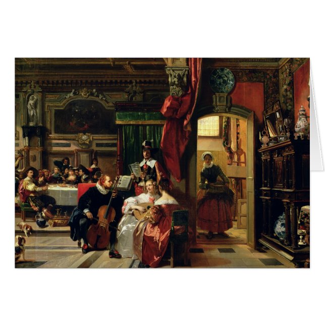 Cartão Senhor Anthony camionete Dyck em Londres, 1837 (Frente Horizontal)