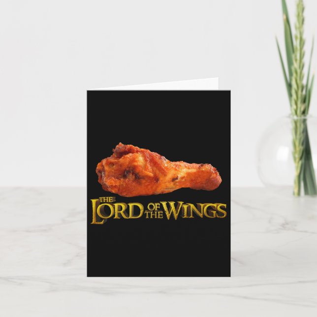 Cartão Senhor Das Asas - Churrasco Engraçado E Presente D (Frente)