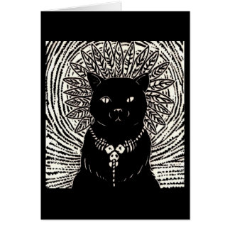 Cartão Senhor do gato
