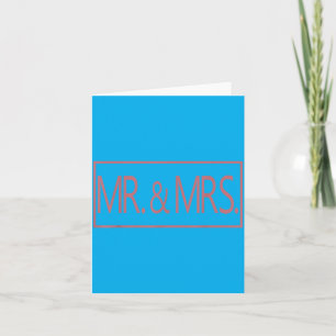 Cartão Senhor e Senhora Casal Casado Marido Esposa Casame