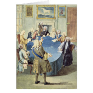 Cartão Senhor Robert Walpole que endereça seu armário
