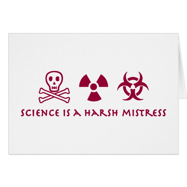 Cartão Senhora áspera (Frente Horizontal)