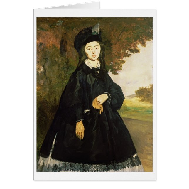 Cartão Senhora Brunet de Manet | (Frente)