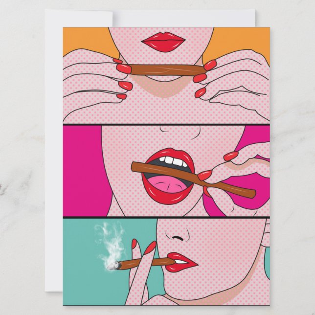 Cartão senhora de ervas daninhas (Frente)