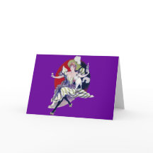 Senhora de Paris do vintage e seu gato