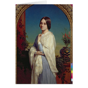 Cartão Senhora Edouard Dubufe 1842