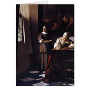 Cartão Senhora Escrita uma letra