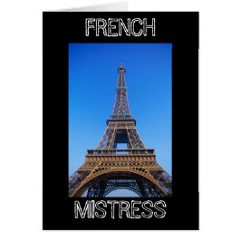 CARTÃO SENHORA FRANCESA