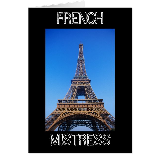 CARTÃO SENHORA FRANCESA (Frente)