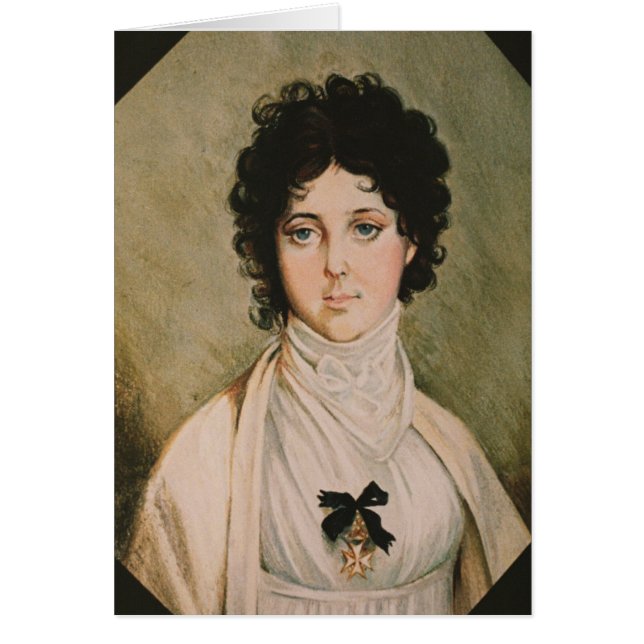 Cartão Senhora Hamilton (Frente)