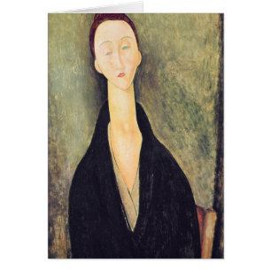 Cartão Senhora Hanka Zborowska, 1918