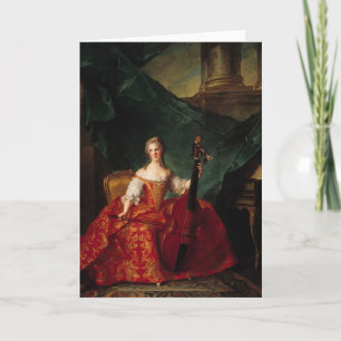 Cartão Senhora Henriette de France na corte