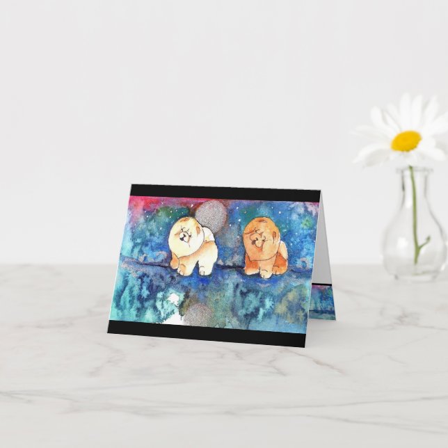 Cartão SENHORA MOON Cãozinho (Planta pequena)