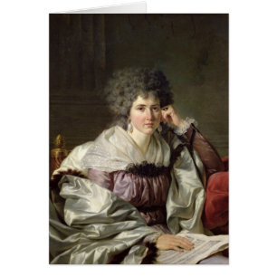 Cartão Senhora Nicaise Perrin, Catherine nee Deleuze