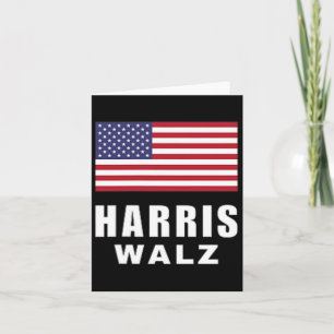 Cartão Senhora Presidente Kamala Harris Tim Walz Vp EUA A