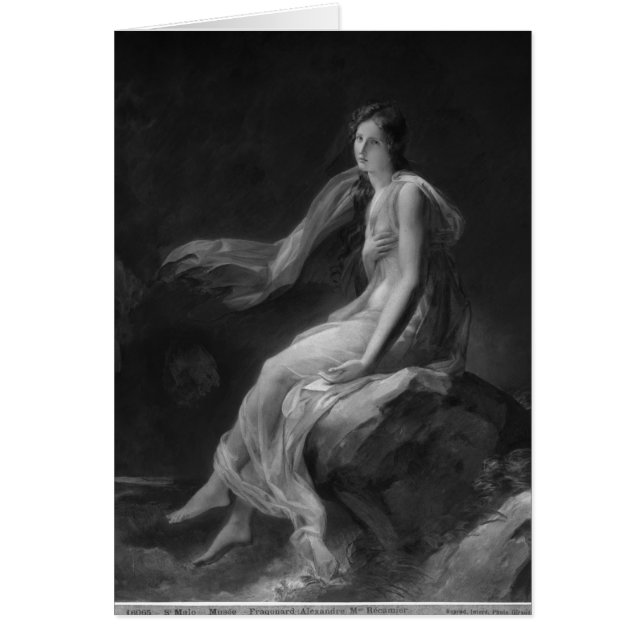 Cartão Senhora Recamier (Frente)