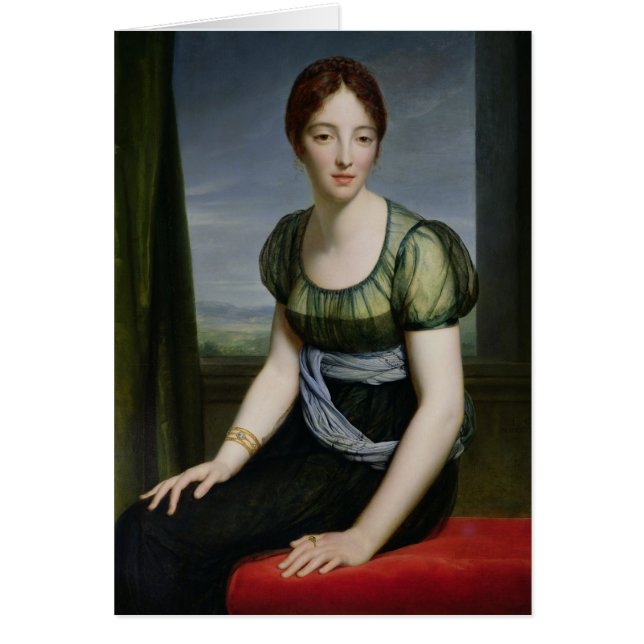 Cartão Senhora Regnault de Santo-Jean d'Angely (Frente)