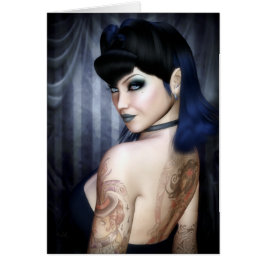 Cartão Senhora Sophie Vampiro Rainha Cumprimento/cartão