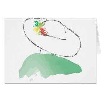 CARTÃO SENHORA VERDE DO CHAPÉU