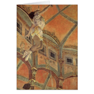 Cartão Senhorita Lala Um Circo Fernado por Edgar Degas