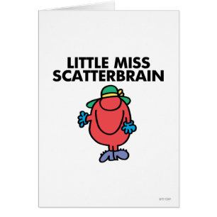 Cartão Senhorita pequena de ondulação Scatterbrain