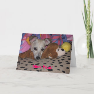 Cartão Senhorita você!