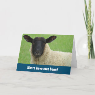 Cartão Senhorita, você está pensando em você só por causa