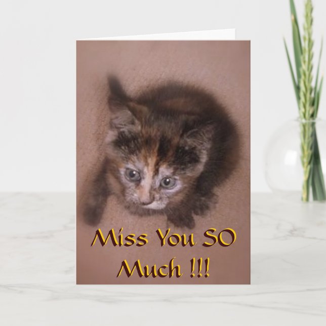 Cartão Senhorita Você tanto!!! (Frente)