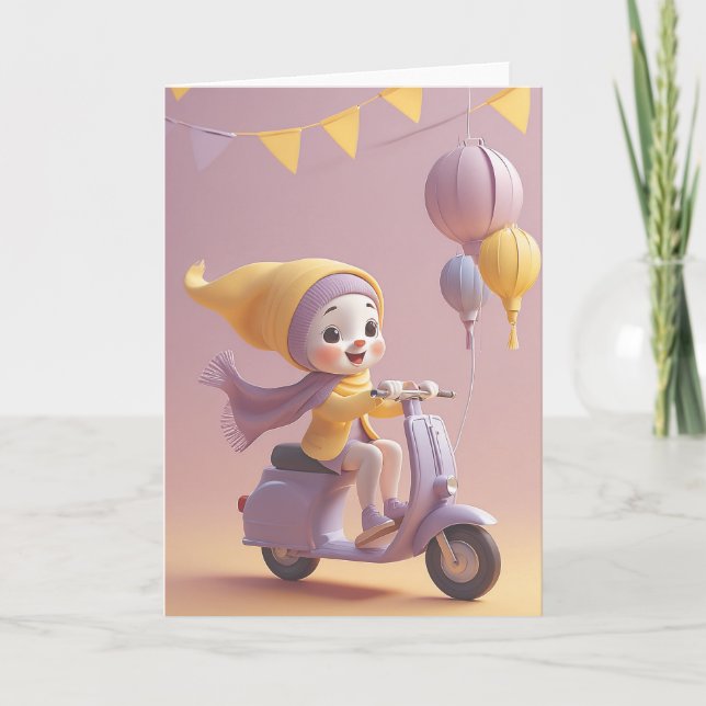 Cartão Senior Speedster's Birthday (Frente)