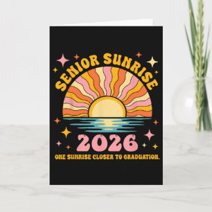 Cartão Senior Sunrise 2026 Graduação Meu Último Primeiro